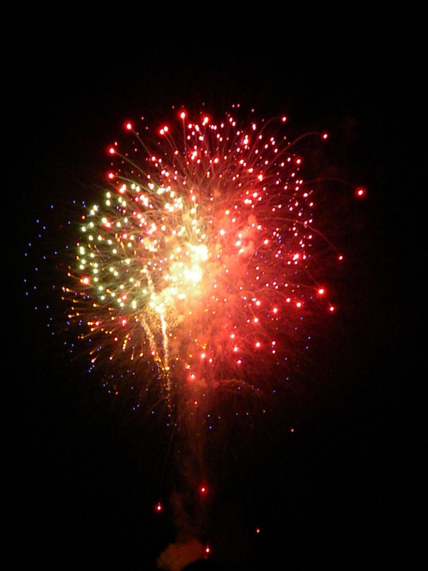 Fireworks on the 4th of July