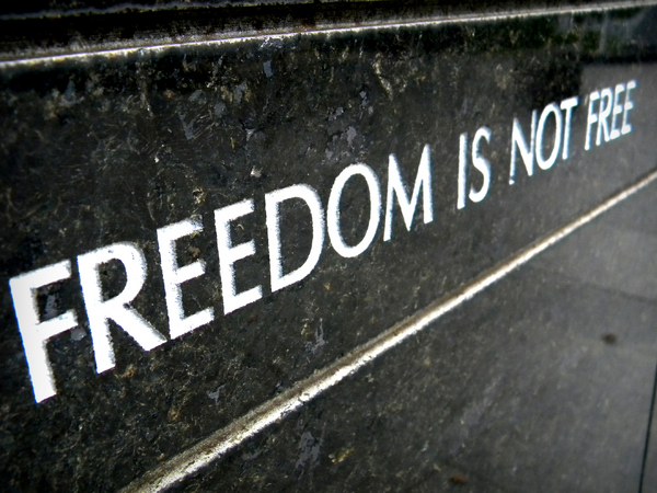 freedom is not free