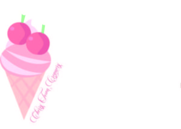 Cherry Town Ice Cream Logo