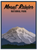 Mt. Rainier national park sunset